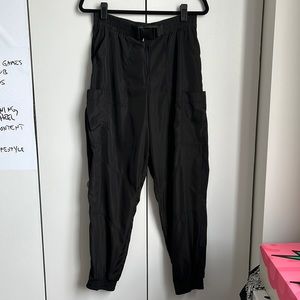 ZARA Satin-Feel Utility Joggers, M